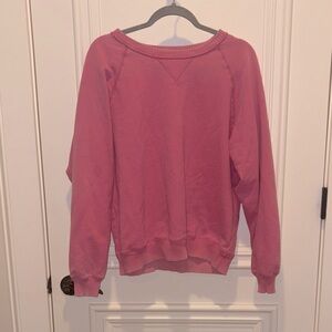 American Eagle Women’s Pink Crew Neck Sweatshirt Size M